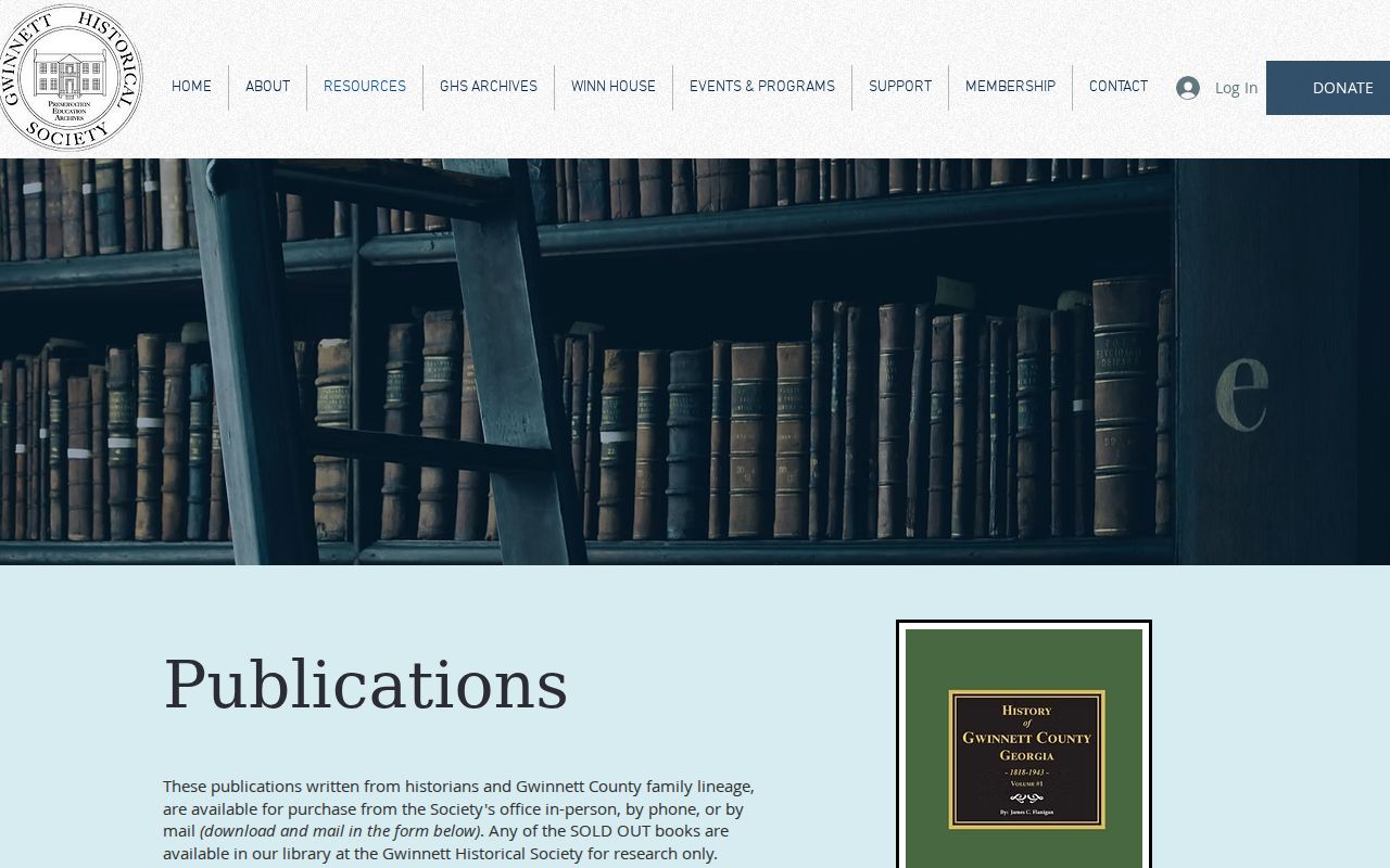 Gwinnett Historical Society publications for Snellville school and church research