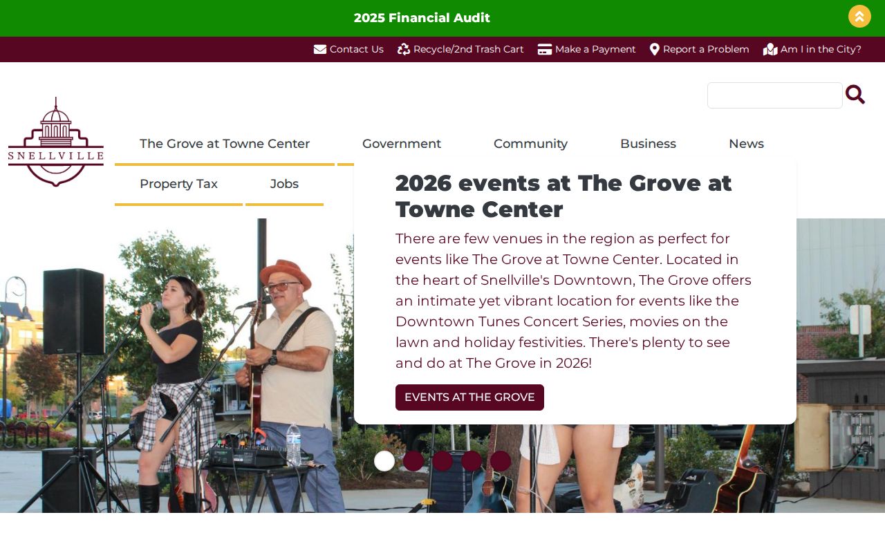 Official City of Snellville portal